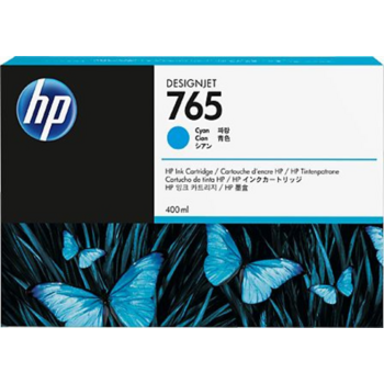 Картридж струйный HP 765 F9J52A голубой (400мл) для HP Designjet T7200