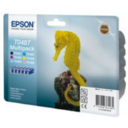 EPSON C13T04874010 Epson картридж MultiPack R200/R300 (Cyan,Magenta,Yellow,Black,Cyan light,Magenta light) (cons ink)