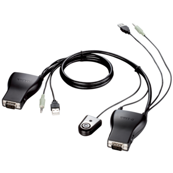 D-Link KVM-221/C1A 2-портовый KVM-переключатель с портами VGA и USB