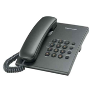 Телефон Panasonic KX-TS2350RUT (титан) {повтор номера, регул-ка громкости, кр.на стену}