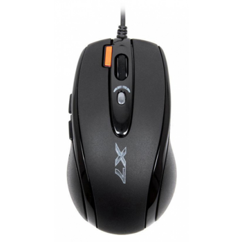 Мышь игровая A4Tech X-718BK , черный , оптическая, 3000dpi , USB, 6 кнопок, RTL {20} (758994)