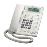 Телефон Panasonic KX-TS2388RUW (белый) {индикатор вызова,повторный набор последнего номера,4 уровня громкости звонка}