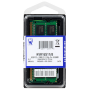 Модуль памяти для ноутбука 8GB PC12800 DDR3 SO KVR16S11/8 KINGSTON Оперативная память KINGSTON KVR16S11/8 объемом 8 ГБ. Встроенный динамический модуль DDR3, повышающий производительность системы. Энергопотребление 1,5 В,а частота такта изделия 1600 МГц. М