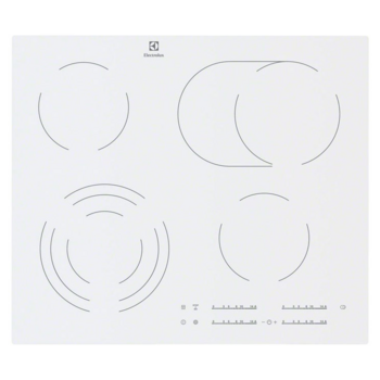 Встраиваемая электрическая панель ELECTROLUX Встраиваемая электрическая панель ELECTROLUX/ Электрическая, 59х52, стеклокерамика, независимая, белая