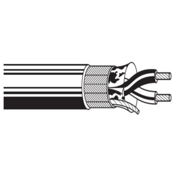 Кабель информационный Belden 9841.01305 RS-485 SF/UTP общий экран в оплётке 1X2X24AWG 5.89AWG PVC универсальный 305м хром