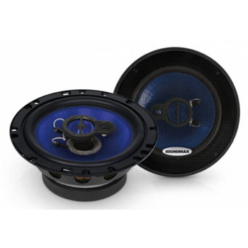 Колонки автомобильные Soundmax SM-CSE603 160Вт 91дБ 4Ом 16см (6дюйм) (ком.:2кол.) коаксиальные трехполосные