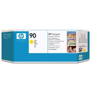 Печатающая головка HP 90 для DesignJet 4000/4020/4500/4520, желтая