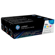 Тонер-картридж набор из 3 шт Тонер-картридж набор из 3 шт/ HP 125A CYM Tri-Pack LJ Toner Cartridge