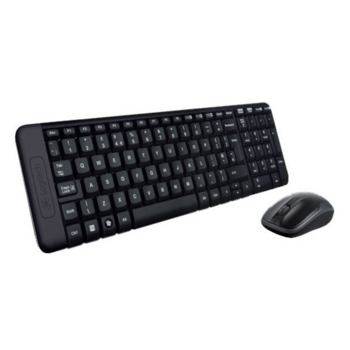 Клавиатура+мышь Logitech Wireless Desktop MK220 (Keybord&mouse), USB, Black, Rus/Eng, [920-003169]