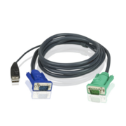 Кабель KVM USB HD15M/USB A(M)--SPHD15M 3м CABLE HD15M/USB A(M)--SPHD15M 3m