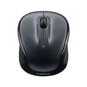 Мышь Logitech M325 темно-серый/черный оптическая (1000dpi) беспроводная USB1.1 для ноутбука (2but)